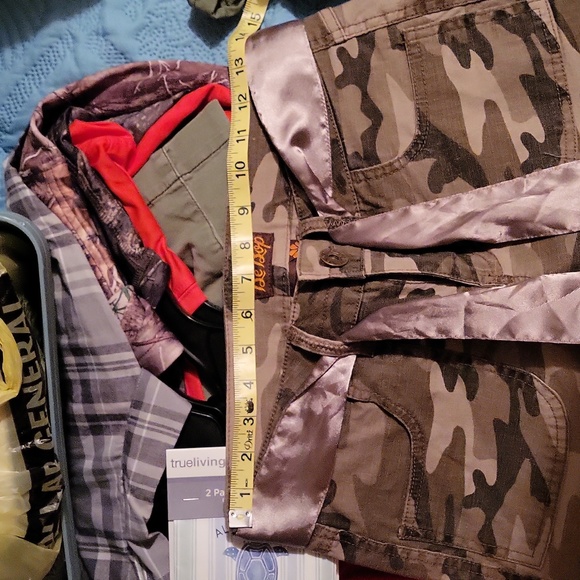 Be Bop camo jeans with silk belt - Picture 5 of 5